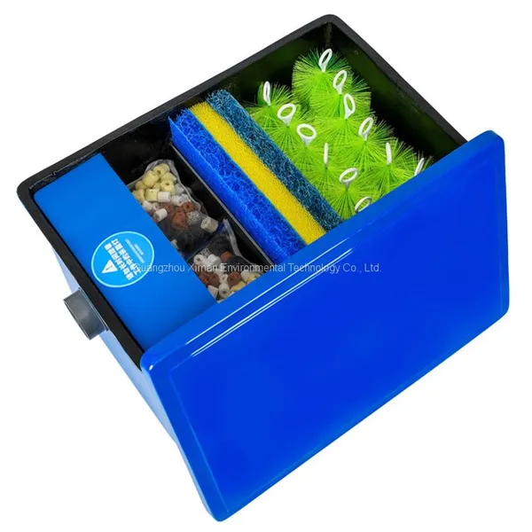 Manufacture CFO-3 Fiberglass Koi Pond Filters Fish Farm Bio Filter Fish Pond Filtration System photo-3
