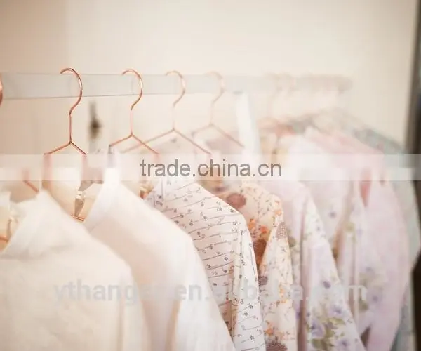 Coat Copper Hanger Shirt Rose Gold Metal Hanger Metal Wire Coat Hangers Quality Choice photo-1