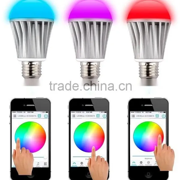 No Need WiFi Controller Direct Connect E27 Base Smart WiFi LED Bulb With English/Spanish APP for Both Android And IOS Smartphone photo-3