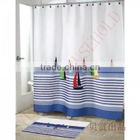 Micro Air Pump Folding Shower Curtain Wholesale Shower Curtains