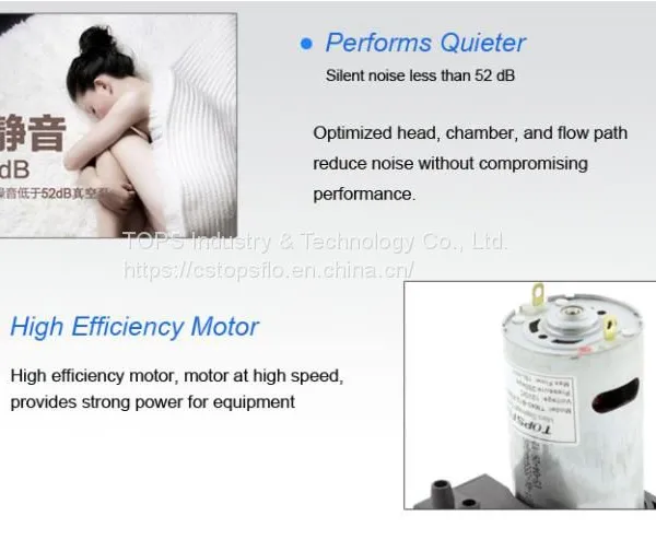 TOPSFLO High Performance Silent FoodSaver Vacuum Pump photo-4