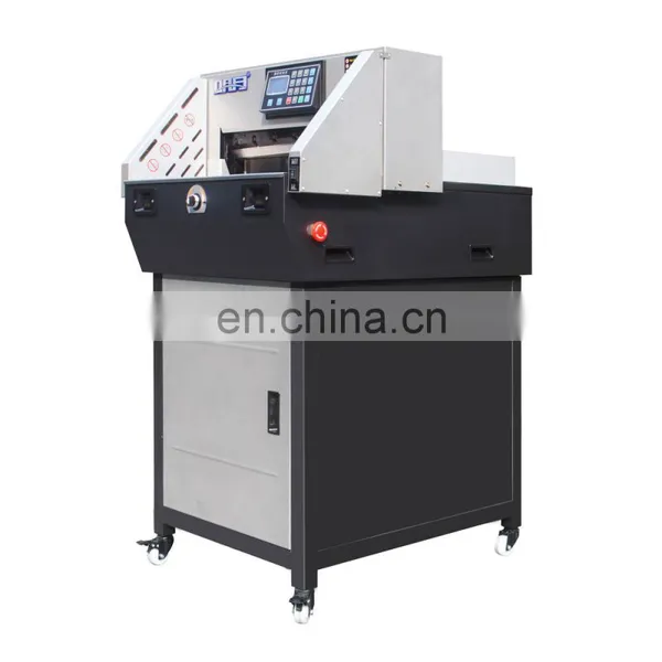 Factory Price Triple Motor Control Office Use Low Noise Heavy Duty Electric Guillotine Paper Cutter photo-3