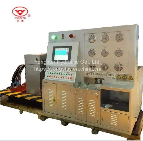 Изготовлено компанией Zhejiang Yongstar. PLC-контрольное клапанное оборудование для испытания герметичности