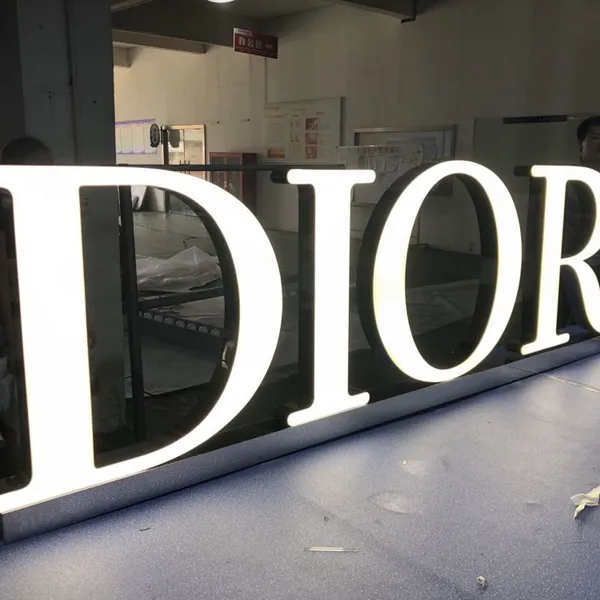 Epoxy Resin Electronic Signs Frontlit Shop Signage Advertising Letters
