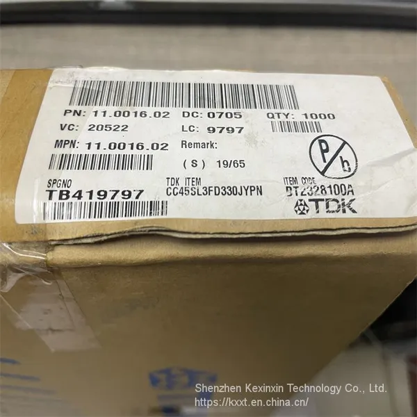 General Purpose CC45SL3FD330JYNNA Ceramic Capacitor 33 pF 3KV photo-2