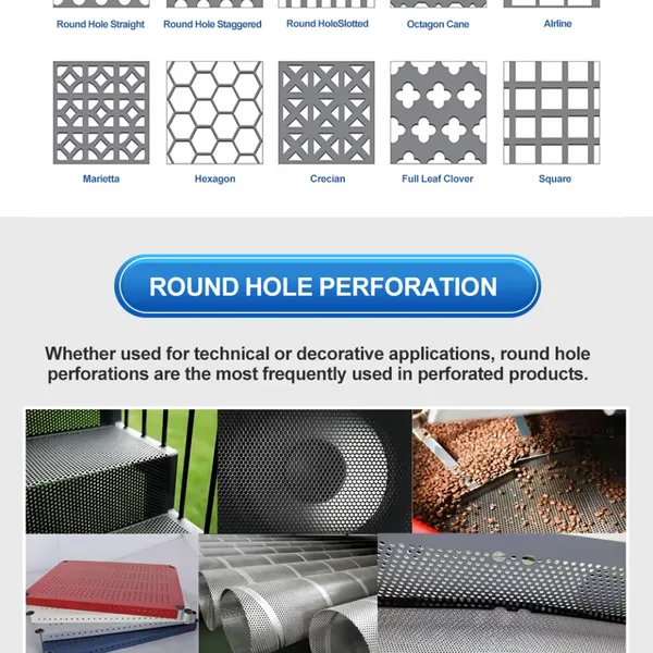 2026 carbon steel Perforated metal mesh 0.3mm to 10mm perforierte Platte /perforierte Platte /لوحة مثقوبة Stainless steel punched/Aluminum
