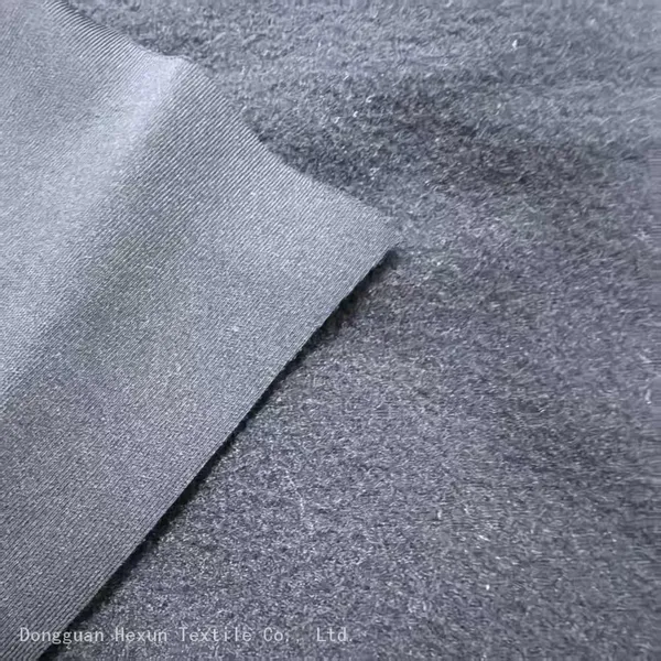 310G High-weight Soft Double-sided High Elasticity Fleece Fabric Used for Winter Yoga Cycling Clothing Warm Fabric Stretch Plush Fabric