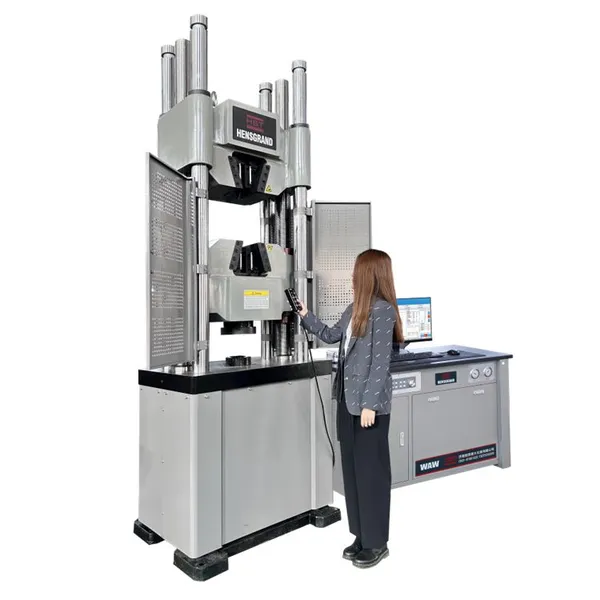 Jinan Hensgrand Factory WAW-600E 600kn Steel Reinforcing Bar Hydraulic Tensile Testing Machine