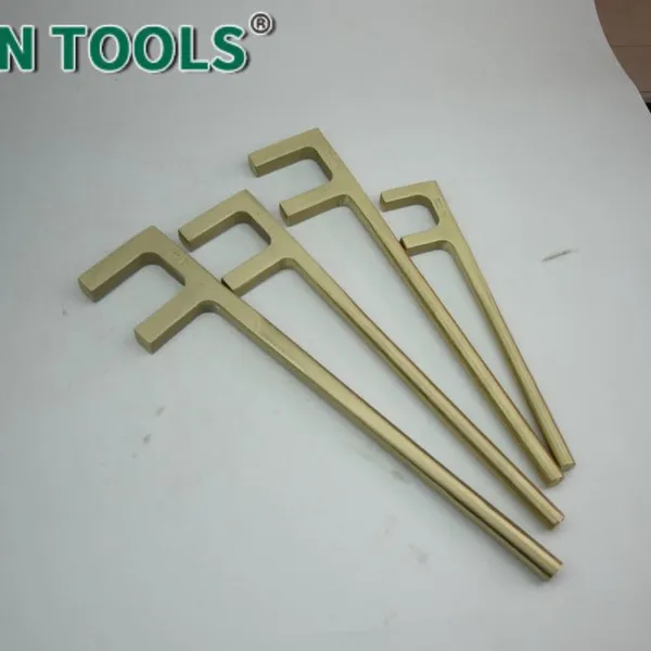 Non-Sparking F Valve Wrench 1-Year Warranty, Mill Test Report Included, Beryllium Bronze photo-2