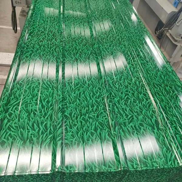 Hot Sale Color Coated Corrugated Iron Sheet PPGI Prepainted Steel Roofing Sheet For Building Construction photo-2