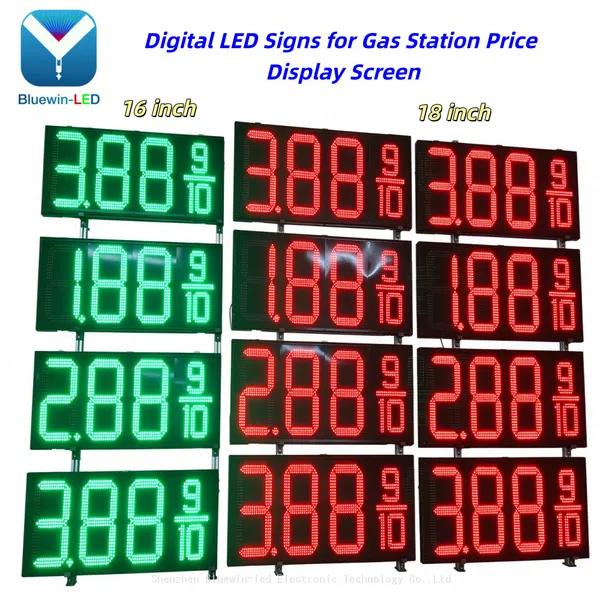 Conformal Coated PCB Module Waterproof Outdoor LED Gas Price Sign