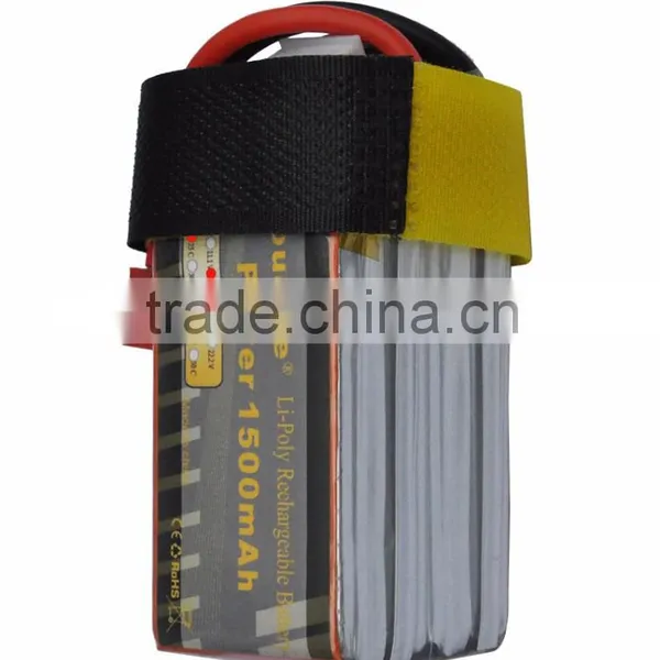 You&Me 4S 14.8V 1500mAh 25C Rechargeable Lithium Polymer Battery For Quadcopters RC Models photo-3