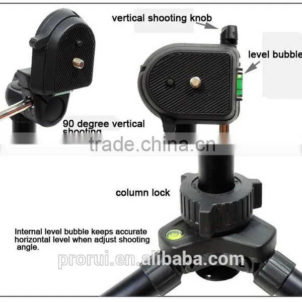Professional Video Camera Table Mini Tripod With 3-Way Pan Head Flexible Tripod For Digital Camera photo-3