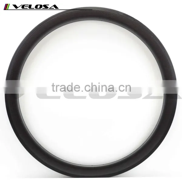 Velosa 700C Carbon Rims Clincher 50mm Depth Offset Rims,asymmetric Carbon Rims