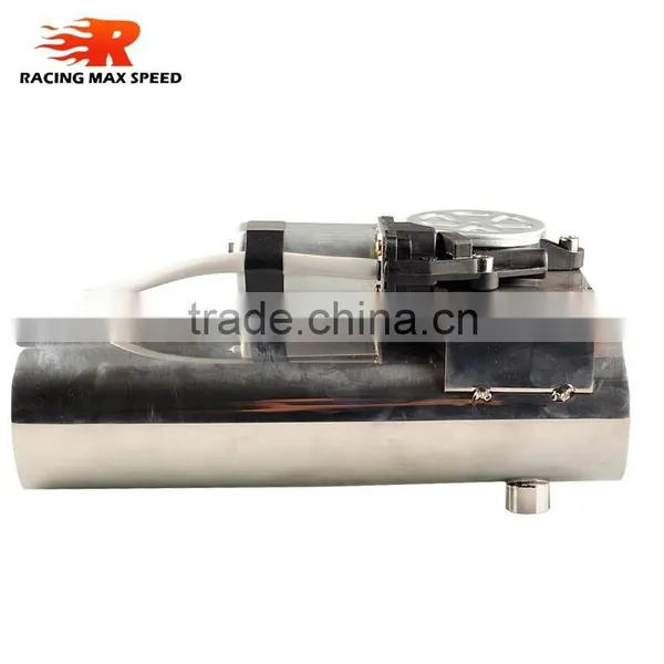 Universal 2.5 Inch Straight Exhaust Cutout Stainless Steel Electric Exhaust Cut Out With Switch Control photo-3