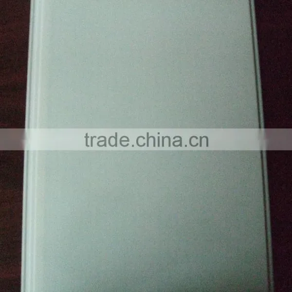 Flat Gold Line Silver Line Middle Groove Glossy White Pvc Ceiling Panel photo-3