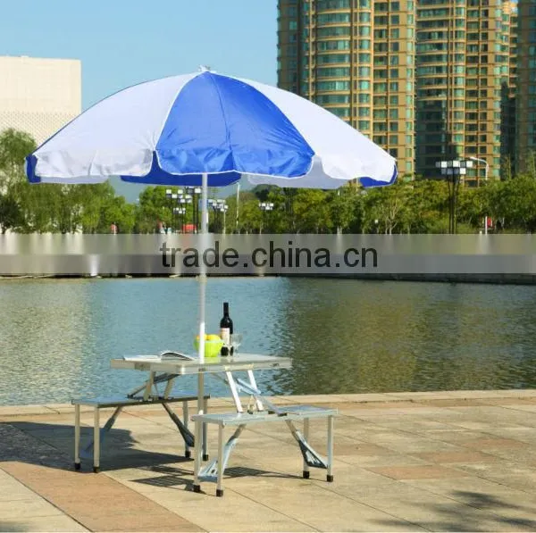 MDF Top Folding Aluminum Picnic Table Foldable Table and Chairs photo-6