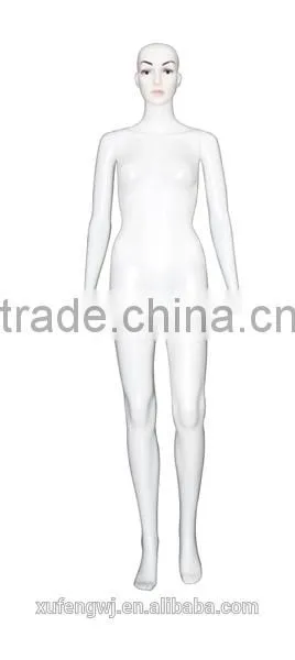 Wholesale White Cosmetic Standing Flexible Plastic Female Mannequins for Apparel photo-2