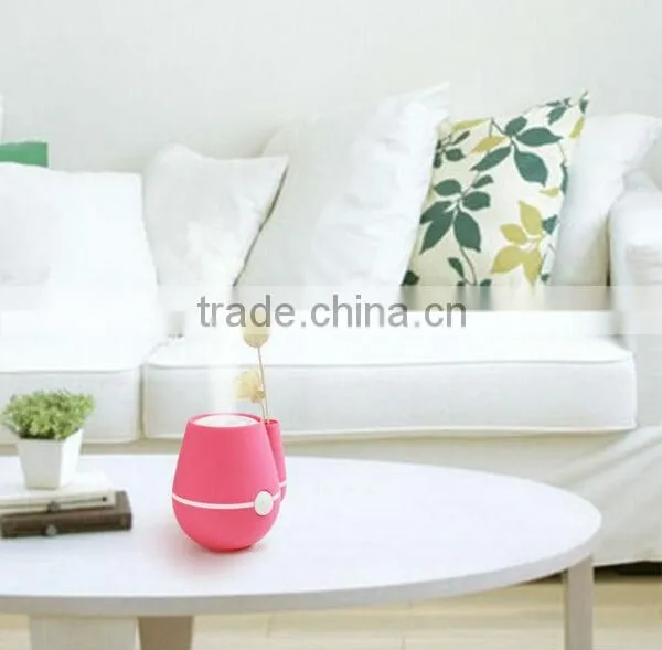 Mini Flower Vase home appliance USB lovely houselet ultrasonic Air purifier
