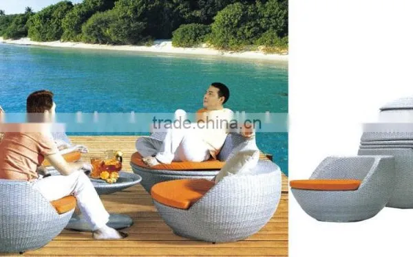 2016 New Design Outdoor Resin Wicker Coffee Shop Sofa Set photo-4