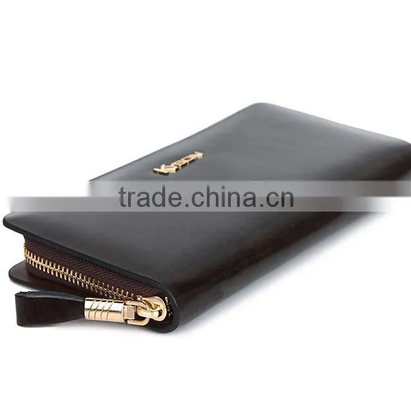 Mens Leather Clutch Bag Premium Money Clip Wallet for Men photo-4
