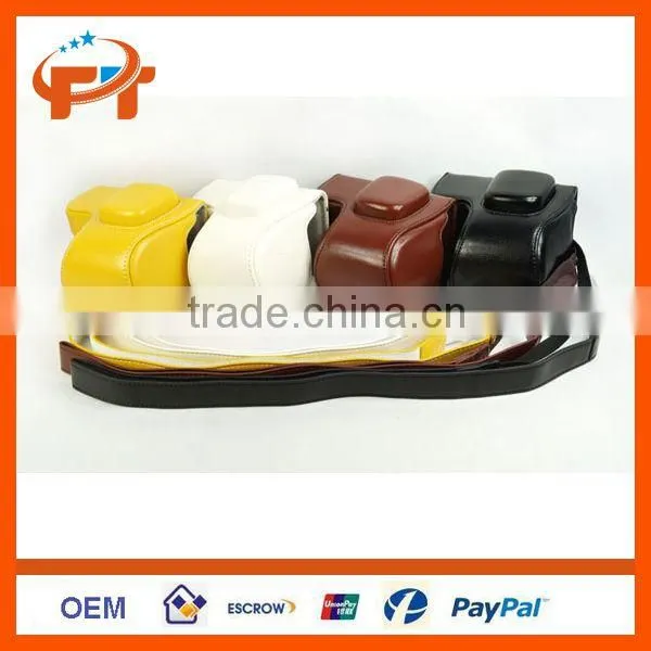 New Fashion Pu Leather Camera Bag for NEX5R NEX5T 16-50mm Lens photo-5