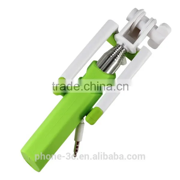 Mobile Phone Holder Mini Wired Monopod With Cable Christmas Promotional Gifts Rainbow Color cc Selfie Stick photo-5