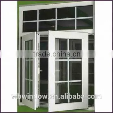2016 Hot Sale French Style UPVC/PVC Casement Window With Grill Insert photo-4