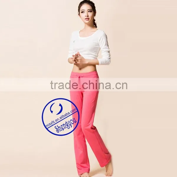Custom Wholesale Best Quality Women's Plain Yoga Pants photo-2