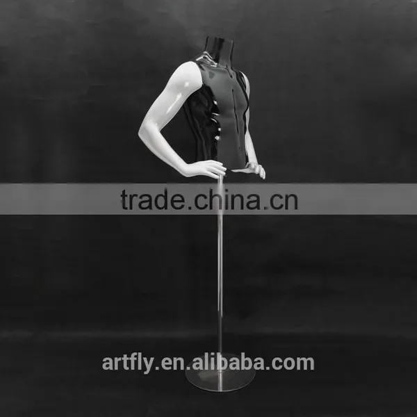 High Gloss White and Transparent Unbreakable Plastic Mannequin photo-6