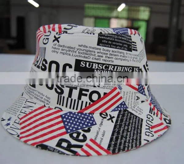 Fashionable Printed Bucket Hats for Women Custom photo-2