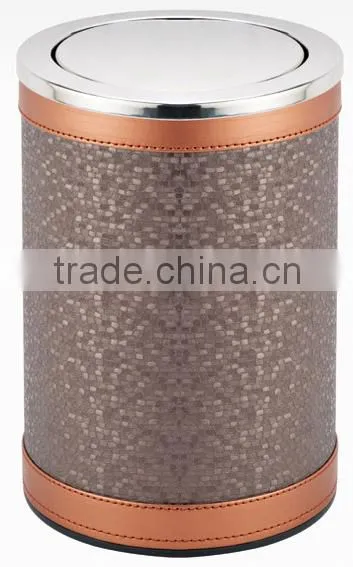 Floor Stand Decorative Trash Can House Bin photo-4