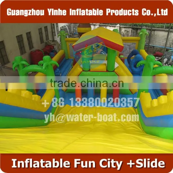 Popular Inflatable Fun City With Slide photo-2