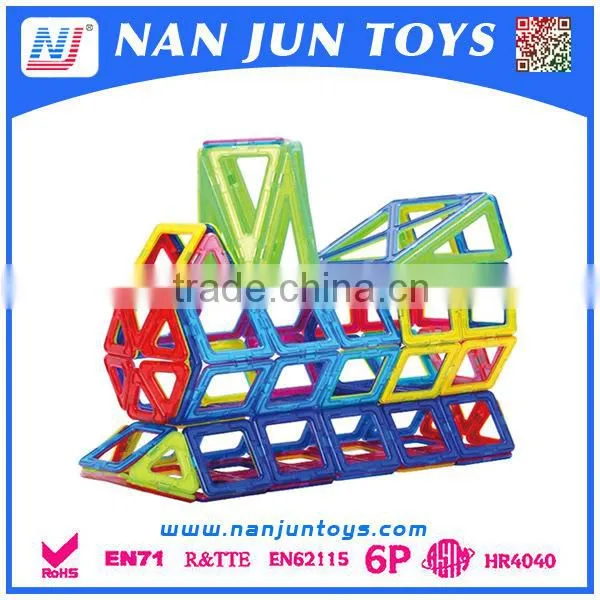 Toys Plastic Magnetic Building Blocks Magnetic Building Shapes for Kids photo-3