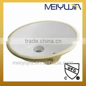 UPC Hot Product Sanitary Ware Ceramic Wash Sink Wash Basin Under Mount Basin