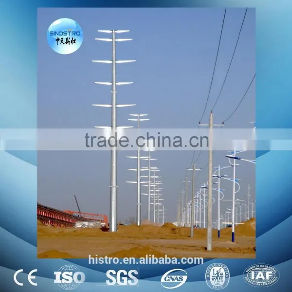 Qingdao Histro Steel Angular&Tubular Power Tower With Galvanized Layer (Steel Tower, Power Transmission Tower) photo-5