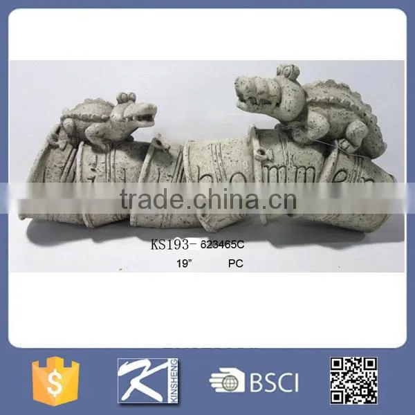 Garden Decorative Mgo Crocodile Statues photo-2