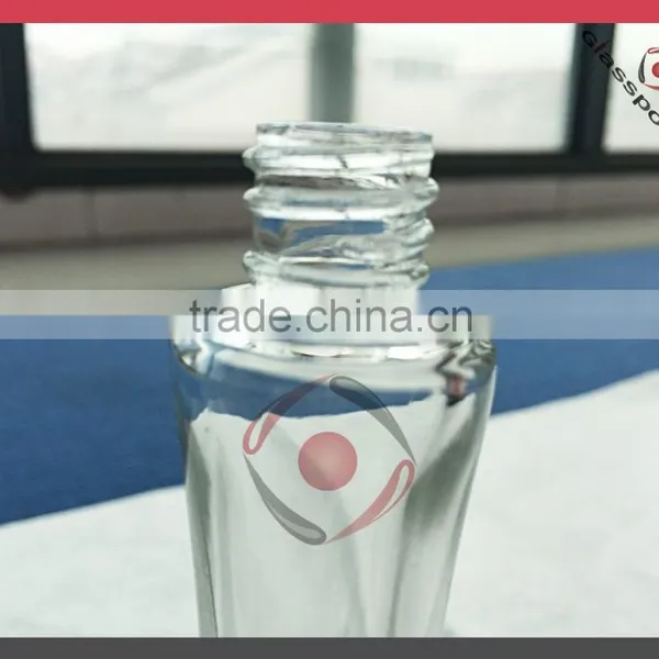 Tall Round Cylindrical Shape Perfumel Glass Bottle photo-4