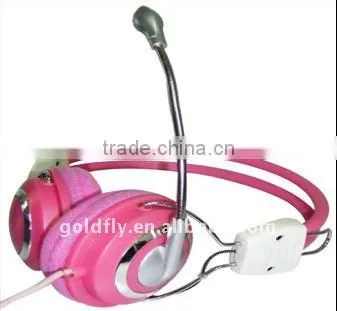 Computer Headphone (GF-LY610) (cute headphone for girls/headphones with mic for pc/computer headphone without mic)