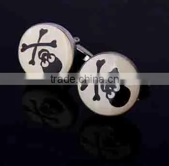 Silver Plated Custom Cufflink For Mens Shirt photo-3