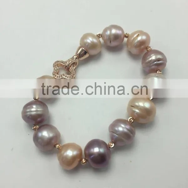 Baroque Pearl Bracelet 10-13mm photo-2