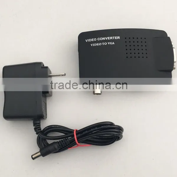 CCTV DVD DVR Camera TV S-video BNC to VGA Video Converter photo-6