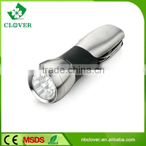 High Power 9 White+1 Red Led Multi-function Brightest Led Flashlight photo-2