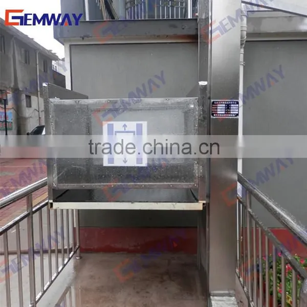 Latest Design Outdoor Vertical Handicap Wheelchair Platform Lift for Disabled photo-4