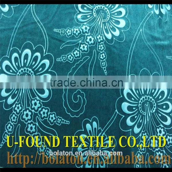 Korea Spandex Spun Velvet With 3D Emboss for Middle East Main Market photo-5