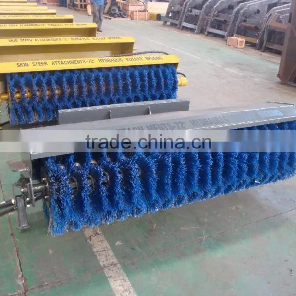 Skid Steer Loader Attachments Angle Broom photo-2