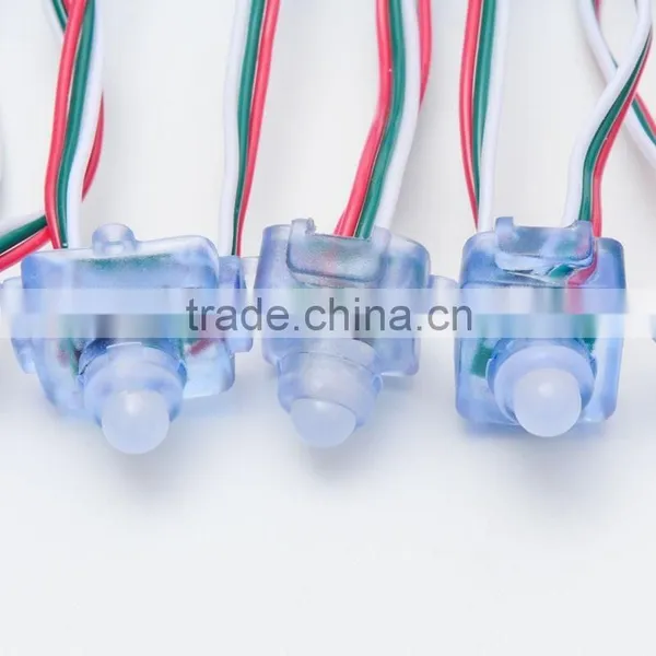 High Quality WS2811 Led Full Color Character 12mm Led Punch String photo-4