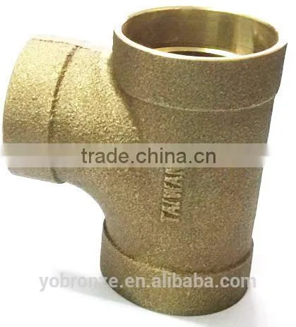 Good Quality and Made in Taiwan Bronze Casting DWV Copper Tee photo-4