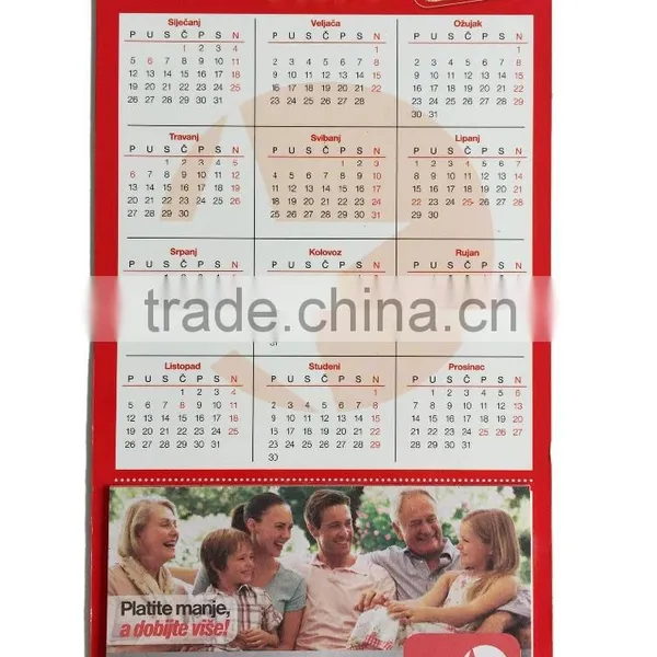 Magnetic Calendar Fridge Magnet Promotional Magnet Magnetic Yearly Calendar photo-5