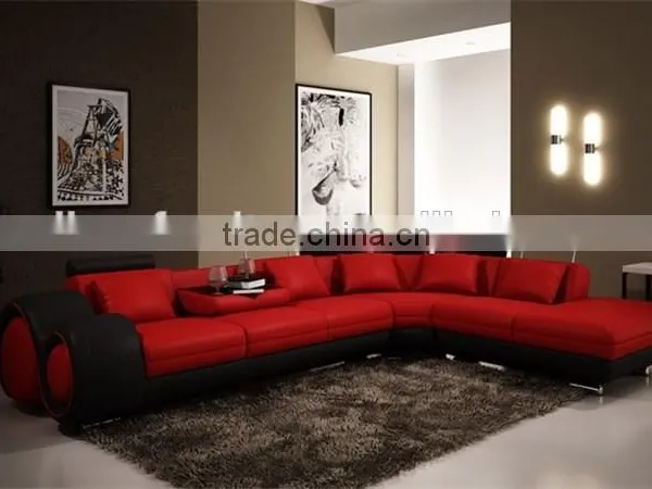 Wood Armrests Sofa photo-2